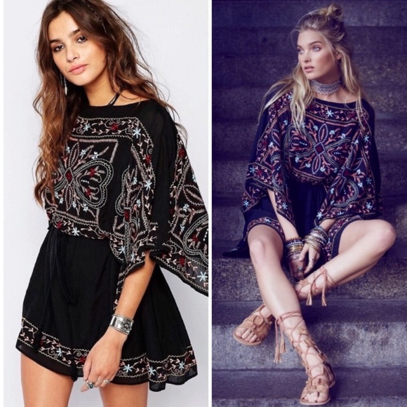 Free People Batiste Frida Embroidered Dress - Picture 4 of 12